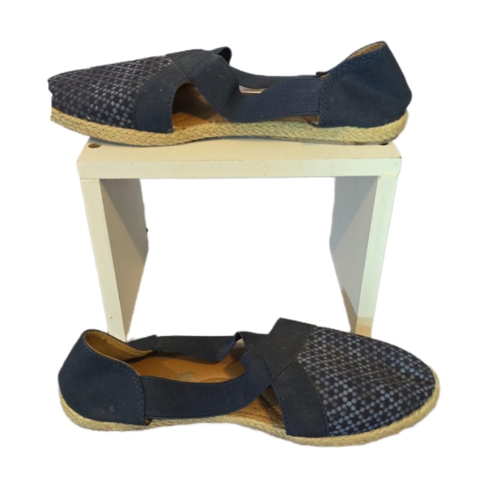 Women's Navy Casual Espadrille Flats